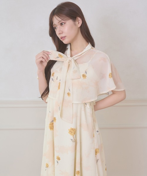 ワンピース 夏 2way cape & camisole dress set / 2WAYケープ&キャミワンピースセット
