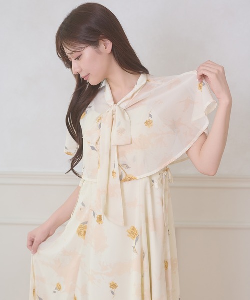 ワンピース 夏 2way cape & camisole dress set / 2WAYケープ&キャミワンピースセット