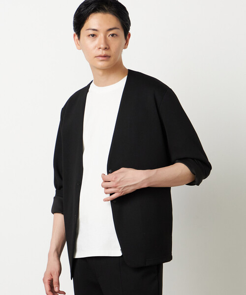COMME CA ISM（コムサイズム） ジャケット ノーカラージャケット