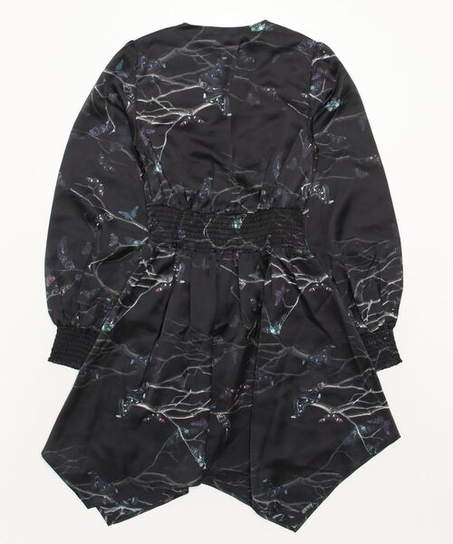 「ALLSAINTS」 長袖ワンピース 6 ブラック レディース_画像2