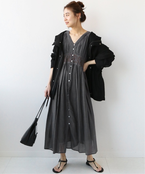 「JOURNAL STANDARD relume」 半袖ワンピース FREE イエロー レディース_画像3