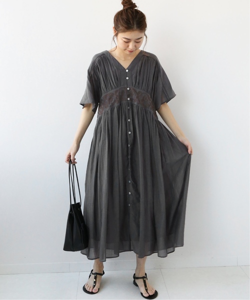 「JOURNAL STANDARD relume」 半袖ワンピース FREE イエロー レディース_画像5