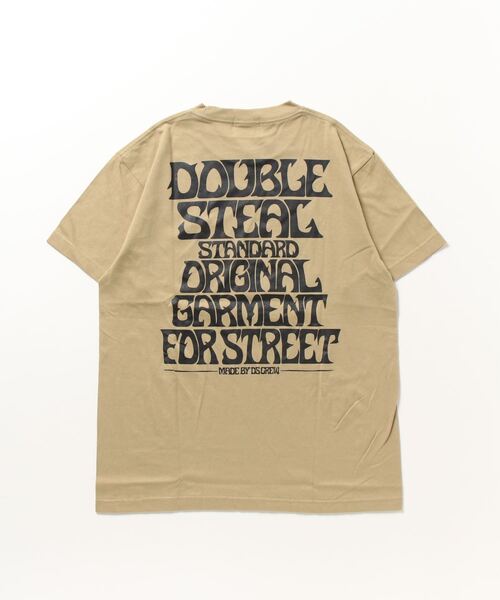 「DOUBLE STEAL」 半袖Tシャツ - ホワイト メンズ_画像4