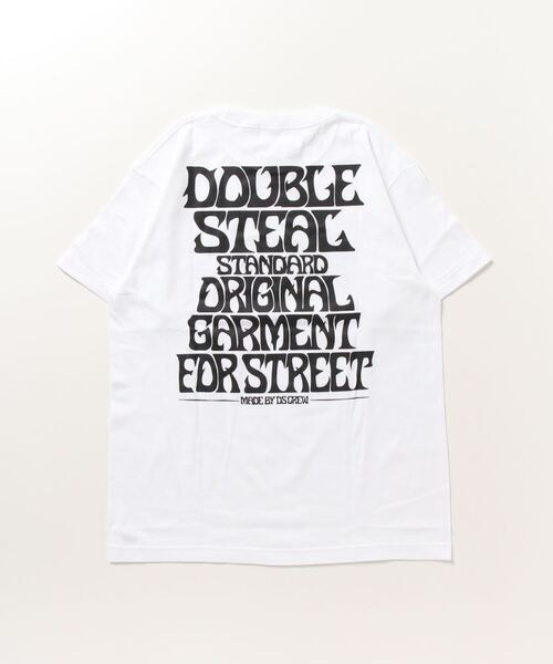 「DOUBLE STEAL」 半袖Tシャツ - ホワイト メンズ_画像5