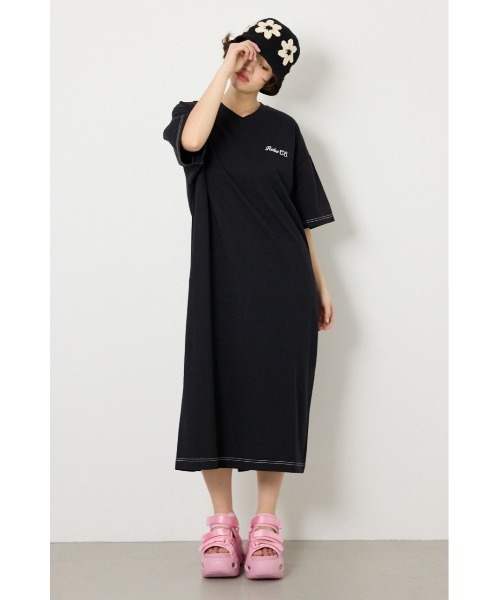 「RCWB」 Tシャツワンピース FREE ブラウン レディース_画像2