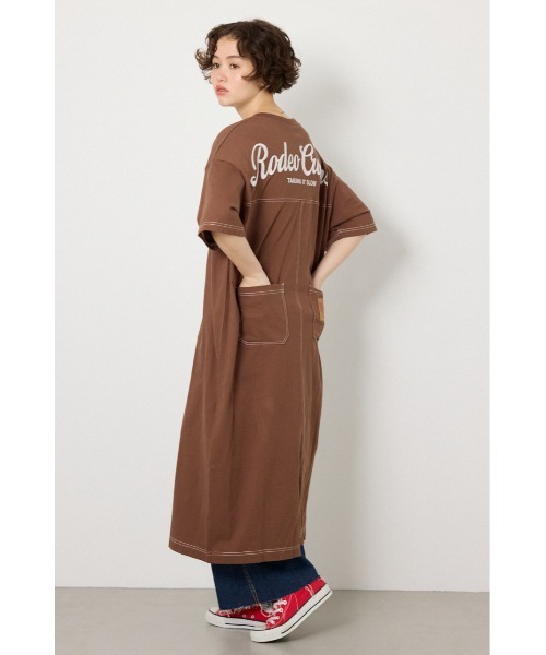 「RCWB」 Tシャツワンピース FREE ブラウン レディース_画像4