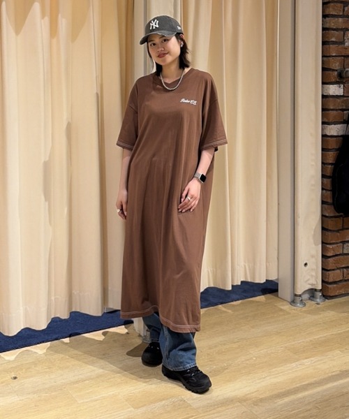 「RCWB」 Tシャツワンピース FREE ブラウン レディース_画像9