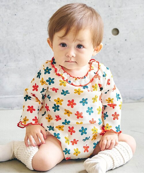 PETIT BATEAU（プチバトー） ベビー服 ロンパース ベビー3点セット