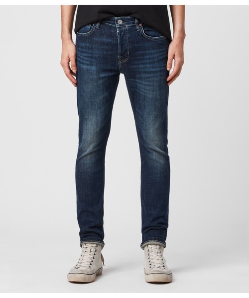 ALLSAINTS ジーンズ CIGARETTE SKINNY JEANS， INDIGO | シガレット 