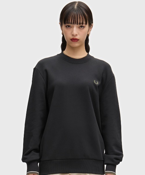 FRED PERRY フレッドペリー　スウェット　トレーナー　ブラック　黒 FRED PERRY（フレッドペリー） トレーナー スウェット 「ZOZO