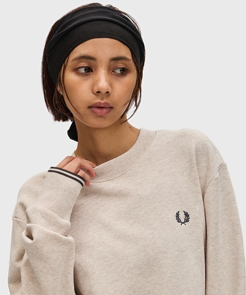 FRED PERRY サテン 切り替え デザイン スウェット シャツ トレーナー 楽天市場】フレッドペリー Fredperry スウェットシャツ