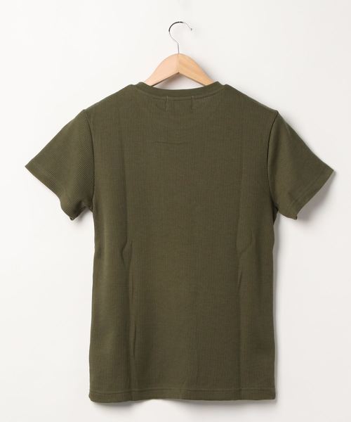 B.I.D. tシャツ サーマル半袖クルーネックTシャツ レディース