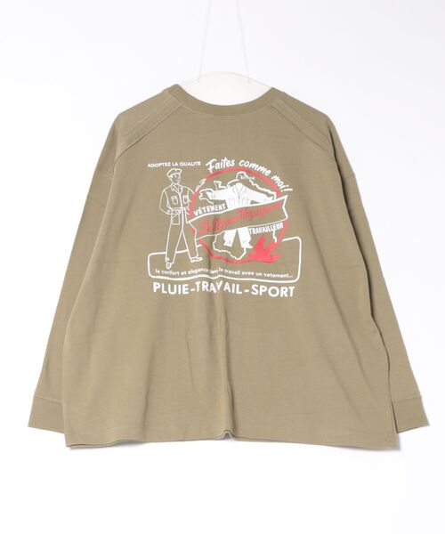 Le Pigeon Voyageur tシャツ 「Le Pigeon Voyageur」バックプリント 