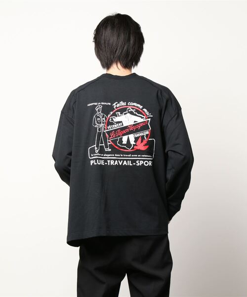 Le Pigeon Voyageur tシャツ 「Le Pigeon Voyageur」バックプリント 
