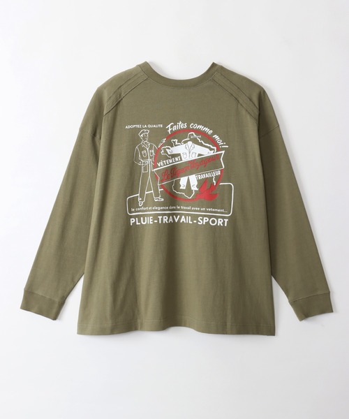 Le Pigeon Voyageur tシャツ 「Le Pigeon Voyageur」バックプリント 