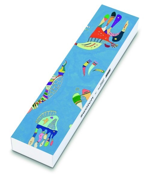 Blue Sky商品です♪ Swatch 腕時計 「SWATCH X CENTRE POMPIDOU」BLUE SKY， BY