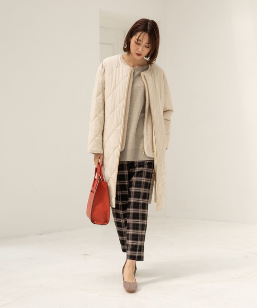 グローバルワーク あったかウツクシルエットテーパード柄