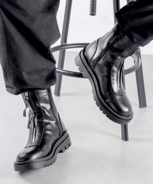 LibertyDoll（リバティードール） ブーツ +5cm 軽量厚底 スクエアトゥ