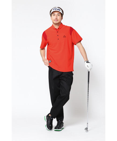 PING ポロシャツ 「PING APPAREL」エコブルー ビックシルエット