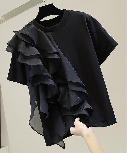 tシャツ フリルアップTシャツ レディース : ZOZOTOWN Yahoo!店