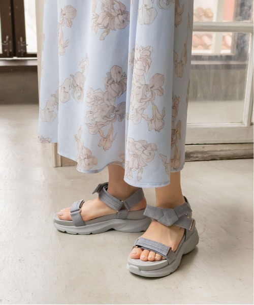 RANDA（ランダ） サンダル 2WAY リボンスポーツサンダル レディース