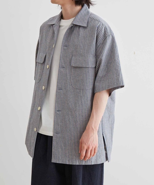 ADAM ET ROPE' シャツ 「FINAL PRICE」「WEB限定」麻混