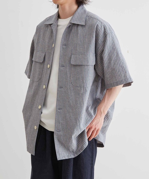 ADAM ET ROPE' シャツ 「FINAL PRICE」「WEB限定」麻混