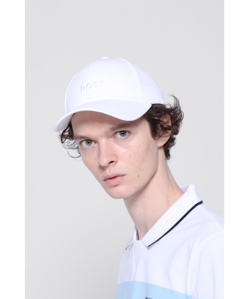 BOSS（HUGO BOSS） キャップ 帽子 BOSSロゴエンブロイダリー コットン