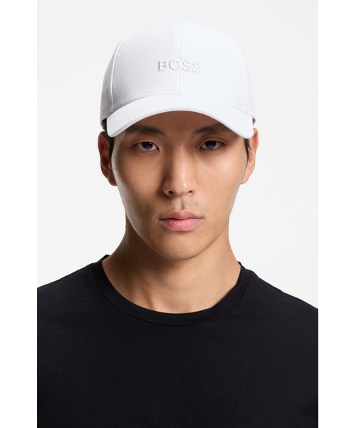 BOSS（HUGO BOSS） キャップ 帽子 紫外線カット メンズ BOSSロゴエン