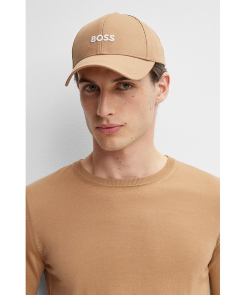 BOSS（HUGO BOSS） キャップ 帽子 紫外線カット メンズ BOSSロゴエン