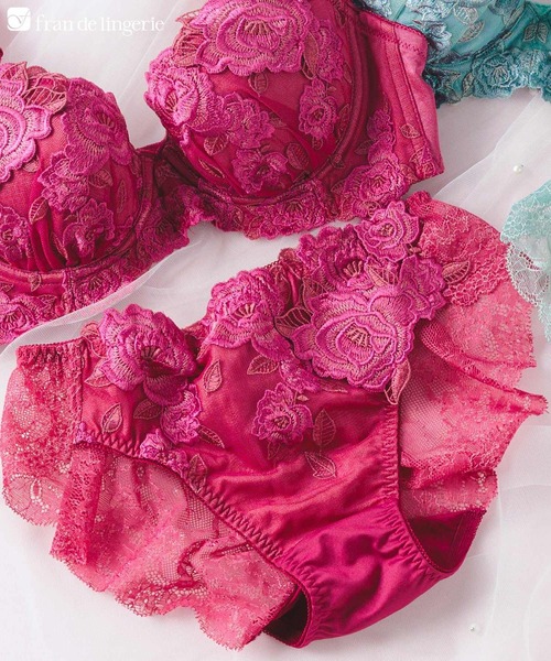 fran de lingerie ショーツ ゴージャス薔薇刺繍の美しさ