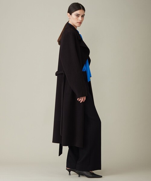 マガジン掲載 完売品✨ICB カシミヤ ウールリバー ベルテッドコート 大きめ ICB トレンチコート コート 「人気のため新色追加」ウールリバー