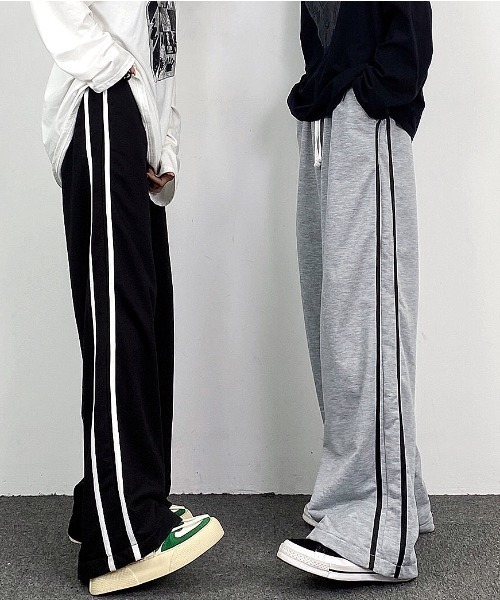 DELUXE / デラックス | SNATCH | トラックパンツ　M SHEENA（シーナ） スラックス パンツ サイドライントラックパンツ