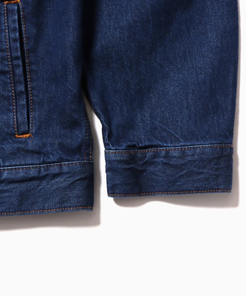 デニムジャケット フリーサイズ FREE MAX デニムジャケット gジャン Switching Big Denim JKT