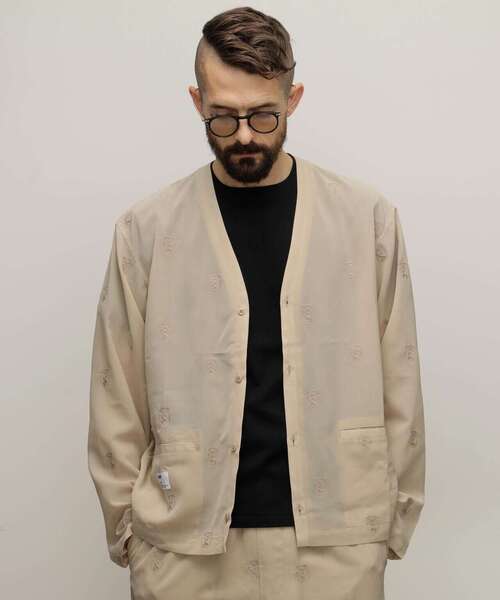 Schott N.Y.C カーディガン Schott/ショット/SLUB CHIFFON
