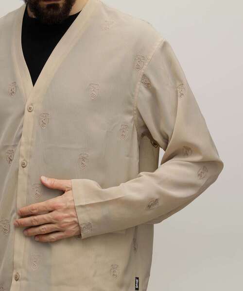 Schott N.Y.C カーディガン Schott/ショット/SLUB CHIFFON
