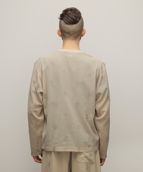 Schott N.Y.C カーディガン Schott/ショット/SLUB CHIFFON