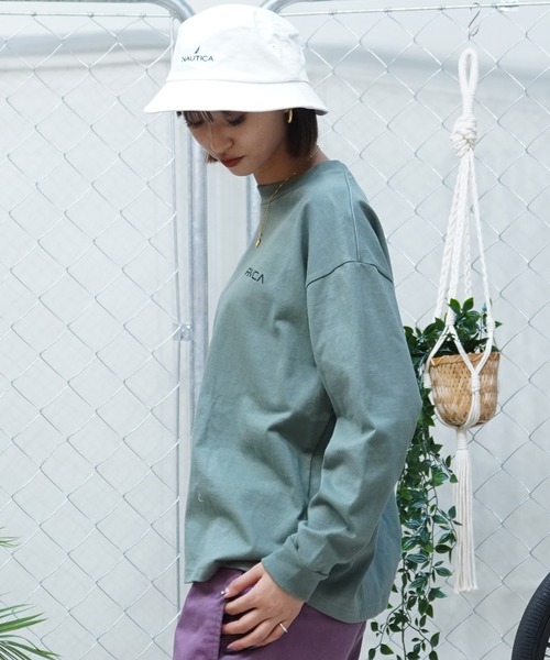 RVCA ルーカ レディース 長袖 Tシャツ シンプルロゴ ロンT BF043-050 RVCA ルーカ レディース 長袖 Tシャツ シンプルロゴ ロンT BF043