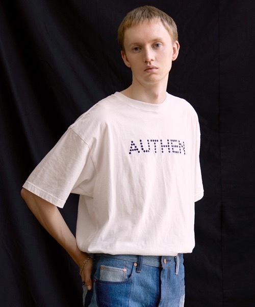tシャツ 「AUTHEN」オーセン/ S/S マルカン刺繍 オーセンTシャツ レディース メンズ AUTHEN tシャツ 「AUTHEN」オーセン/ S/S マルカン刺繍 オーセン