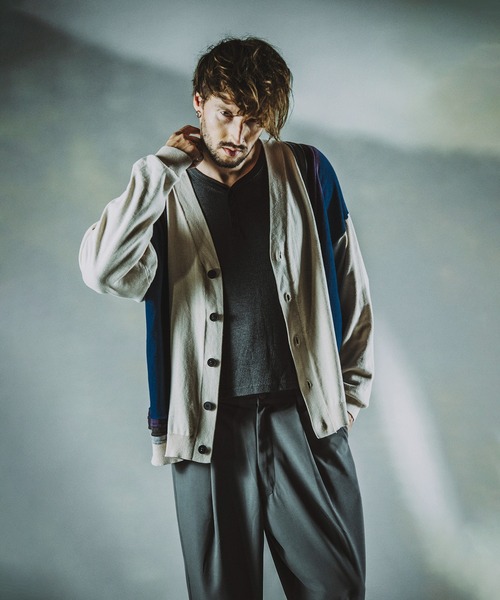 NO ID.（ノーアイディー） カーディガン 「NO ID.」3D Color Block