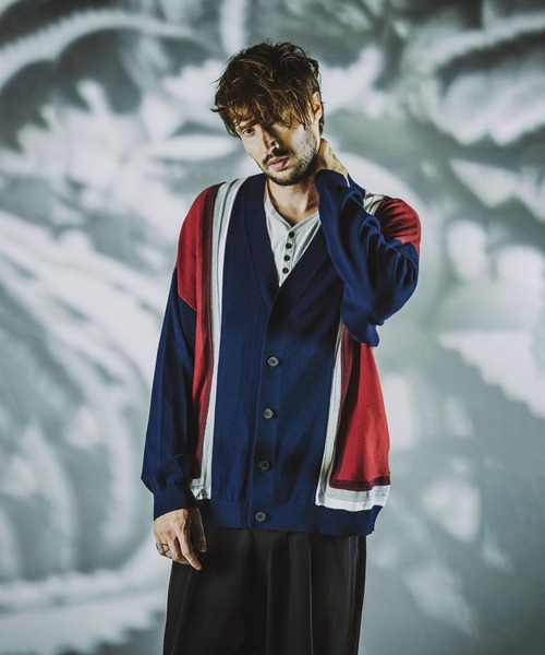 NO ID.（ノーアイディー） カーディガン 「NO ID.」3D Color Block