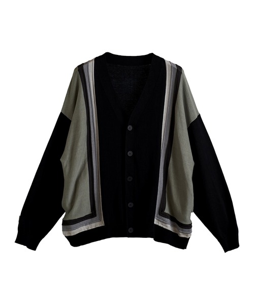 NO ID.（ノーアイディー） カーディガン 「NO ID.」3D Color Block