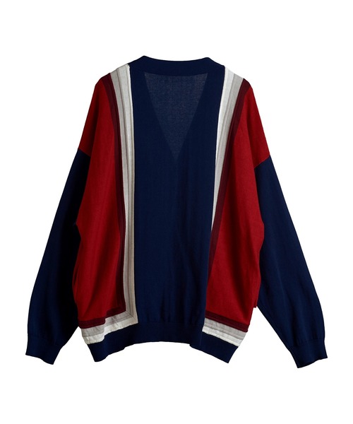 NO ID.（ノーアイディー） カーディガン 「NO ID.」3D Color Block