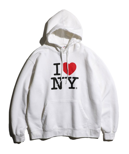 NEW YORK ニューヨーク フーディー フード パーカー THRIFTY LOOK パーカー THRIFTY LOOK/スリフティールック I LOVE NY
