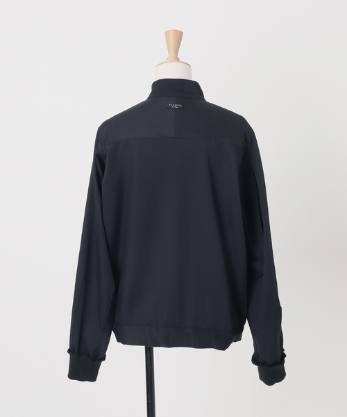 VERMEIL par iena ダブルクロスストレッチフレアスリーブジャケット リネンクロスハーフスリーブジャケット | AND ON JIONE STORE