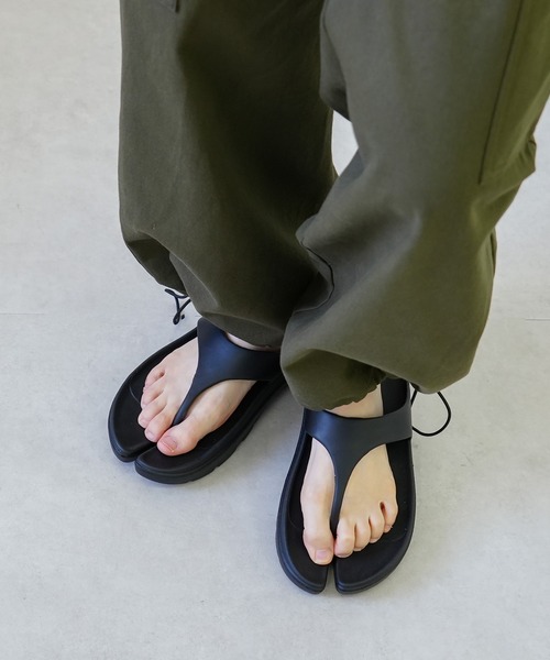 AmiAmi サンダル トング足袋サンダル/軽量厚底ビーチサンダル  