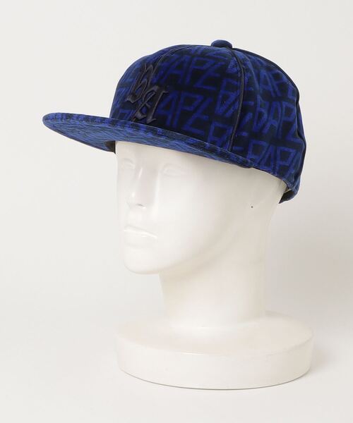 キャップ 帽子 BAPE LOGO MONOGRAM VELOUR CAP M メンズ : 82669782 