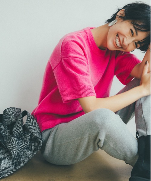 Mila Owen（ミラオーウェン） 半袖ニット 0 ピンク レディース