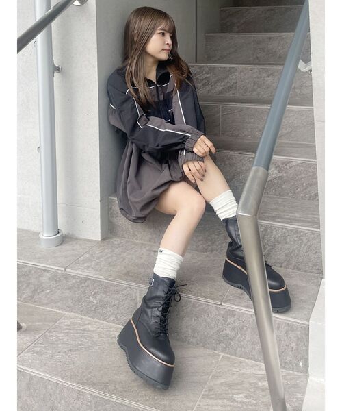 MURUA ブーツ レースアップブーツ レディース : ZOZOTOWN Yahoo