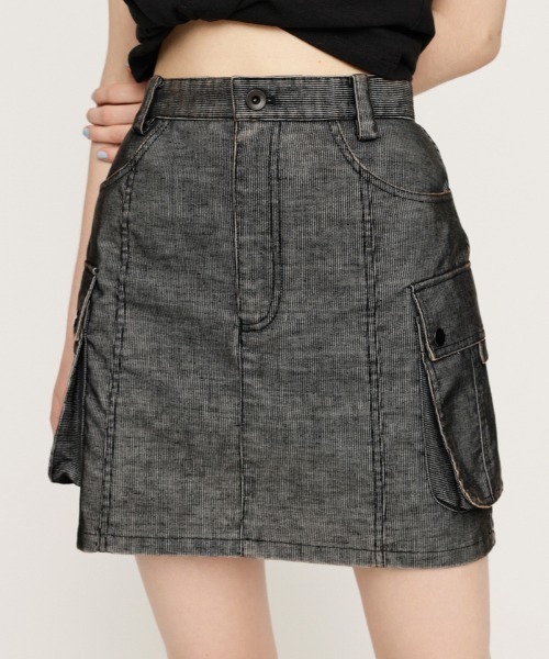 SLY スカート WASHED CORDUROY S/SK ウォッシュド コーデュロイ